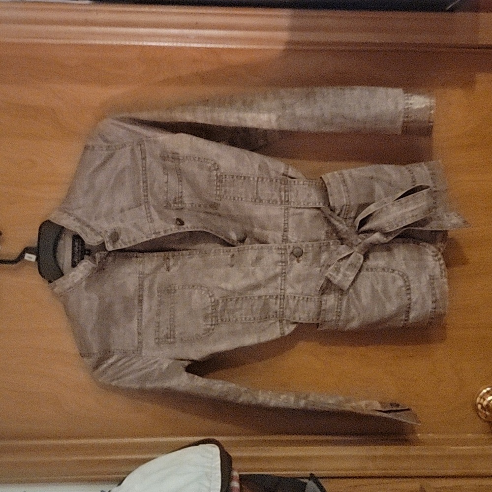 New with tags jacket false denim